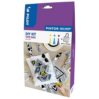 Set 3 markera i platnena vrećica DIY KIT Pintor Pilot blister