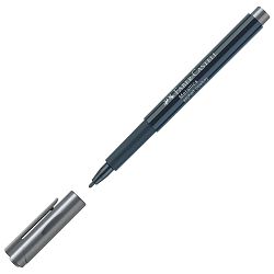 Marker permanentni 1-2 mm Metallic Faber-Castell 160775 metalik antracit