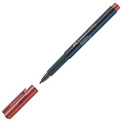Marker permanentni 1-2 mm Metallic Faber-Castell 160793 metalik bordo