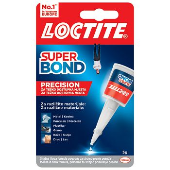 Ljepilo trenutačno  5g Loctite Super Bond Precision Henkel 2733272 blister!!