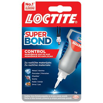 Ljepilo trenutačno  3g Loctite Super Bond Control Henkel 2733277 blister