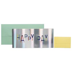Čestitka 11x23 cm Happy day Stewo 5725 75 blister