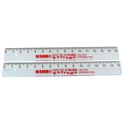 Ravnalo pvc 15 cm fleksibilno Softie Flex Extreme Kum.2250919 prozirno blister