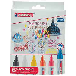 Marker za staklo 1,5-3 mm Edding 95/6 blister