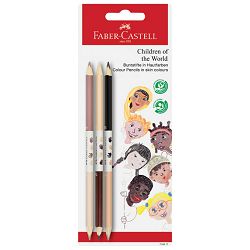 Boje drvene   6boja trokutaste obostrane pk3 Faber-Castell 116511 blister