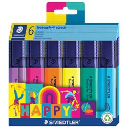 Signir 1-5 mm classic Happy Staedtler 364 C6 HA 6boja blister!!