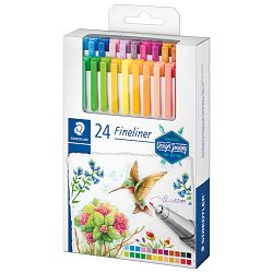 Flomaster fineliner 0,3mm 24boje Triplus Design Journey Staedtler 334 C24-C