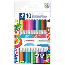 Flomaster školski  20boja obostrani pk10 Staedtler 3280 C10