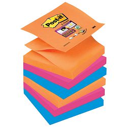 Blok samoljepljiv "Z" 76x76 mm 6x90L Post-it Super Sticky Bangkok 3M.R330-6SS-EG!!