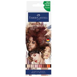 Marker obostrani akvarel  6boja Portrait Goldfaber Faber-Castell 164523 sortirano blister