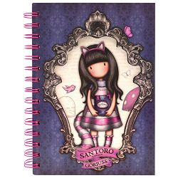 Blok kolegij 15,2x20,7cm crte Cheshire Cat Gorjuss 1144GJ01!!
