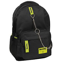 Ruksak školski BeUniq PPY21-228 crni-fluorescentno žuti!!