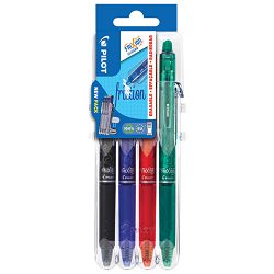 Roler gel 0,7 mm Frixion ball clicker piši-briši (SET-2-GO) pk4 Pilot BLRT-FR7 sortirano!!