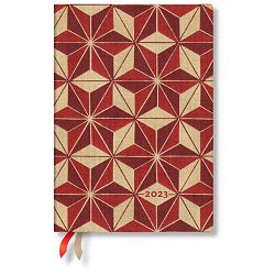 Planer tjedni 2023-12,5x17,5cm-midi horizontalni bez zatvaranja Hishi Flexi Paperblanks8640-6!!