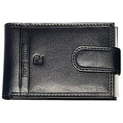 Etui za kartice/vizitke s gumbom koža Pierre Cardin 2127LB01 plavi