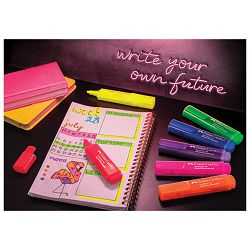 Signir 1-5 mm 46 Neon kartonska kutija Faber Castell 254601/8boja blister