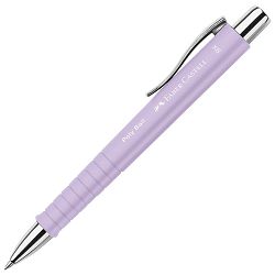 Olovka kemijska gumirana Poly Ball XB Faber Castell 241104 lila - NL