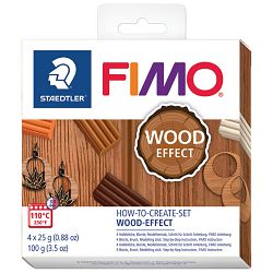 Set za modeliranje Fimo Soft "WOOD EFFECT" Staedtler 8025 HTC1 blister!!
