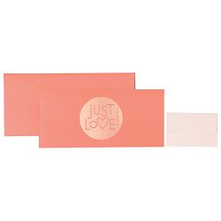 Čestitka 11x23 cm Just Love Stewo 5466 25 blister