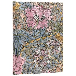 Notes  9,5x14cm-mini crte  88L s gumicom Morris Pink Honeysuckle Paperblanks PB9389-3
