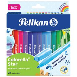 Flomaster školski  24boje Colorella star Pelikan 822312 blister