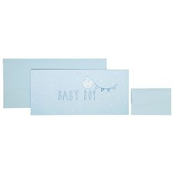 Čestitka 11x23 cm Baby boy Stewo 5615 41 blister