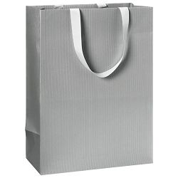 Vrećice ukrasne 23x30x13 cm jednobojne Stewo 7821 96 srebrne blister