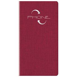 Adresar telefonski  70x136 mm A-Ž Furore 805 bordo