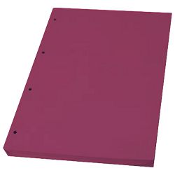 Pregrada kartonska 22,5x29,7 cm pk100 Fornax crvena