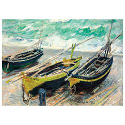 Puzzle 1000 kom tuba ART.2 Claude Monet "Three Fishing Boats" Interdruk