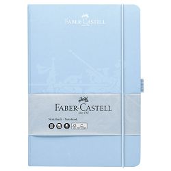 Notes 14,5x21 cm karo 96L 100g s gumicom Faber Castell 10 244 358 sky blue