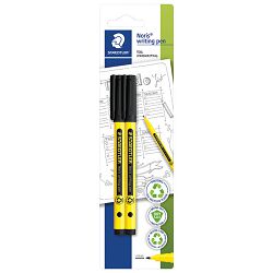 Flomaster fineliner 0,6 mm pk2 Noris Staedtler 307-9 BK2 crni blister!!