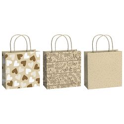 Vrećice ukrasne 20x20x8 cm Wedding Stewo 5339 99 sortirano