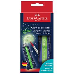Glitter u tubi Glow pk2 Faber Castell 125092