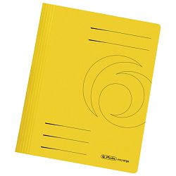 Fascikl mehanika euro karton A4 Herlitz 11034303 žuti