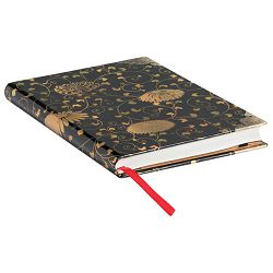 Notes 12x18 cm-midi crte  72L s gumicom Karakusa Paperblanks PB5036-0