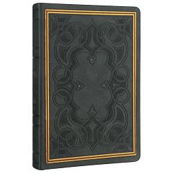 Notes 20,5x14,5 cm crte 160L bez zatvaranja Old Book Marker crni 1178