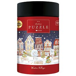 Puzzle 500 kom tuba Christmas "Winter Village" Interdruk!!