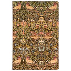 Planer tjedni 2025-9,5x14 cm-mini horizontalni s gumicom Morris Birds Flexi Paperblanks FED5836!!