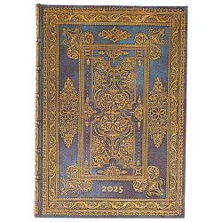 Planer dnevni 2025-12,5x18 cm-midi s gumicom Blue Luxe Paperblanks DED5765!!
