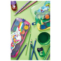 Boja vodena fi 24 mm 12 boja + bijela tempera Connector Dino Faber Castell 125036