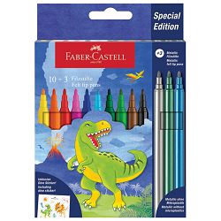 Flomaster školski  10+3boje Dino Faber Castell 554214 blister