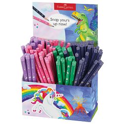 Olovka grafitna HB Unicorn&Dino u čaši pk120 Faber Castell 111555 sortirano