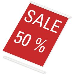 Uveznica za poster  70 cm pk10 Giudicarie 144 bijela