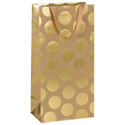 Vrećice ukrasne-2 boce 18x36x10,5 cm  Stewo 6462 80 zlatna blister