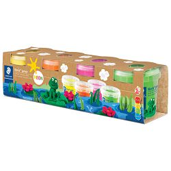 Plastelin 4bojex130g u čašici Staedtler 813F SLE neon sort