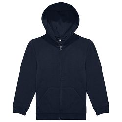 Majica dugi rukavi B&C Zip Hood kids 280g ID 334 tamno plava 5/6