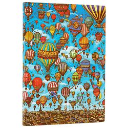 Notes 12x17,5 cm-midi crte  88L s gumicom Ballon Festival Flexis Paperblanks FB9910-9