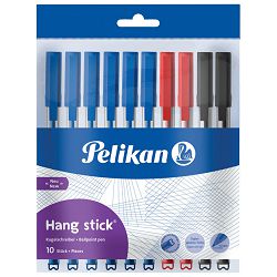 Olovka kemijska Stick K86 pk10 Pelikan 820851 sortirano blister