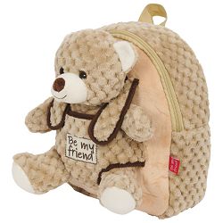 Ruksak mini s odvojivim plišancem Milly Bear Perletti 13038
